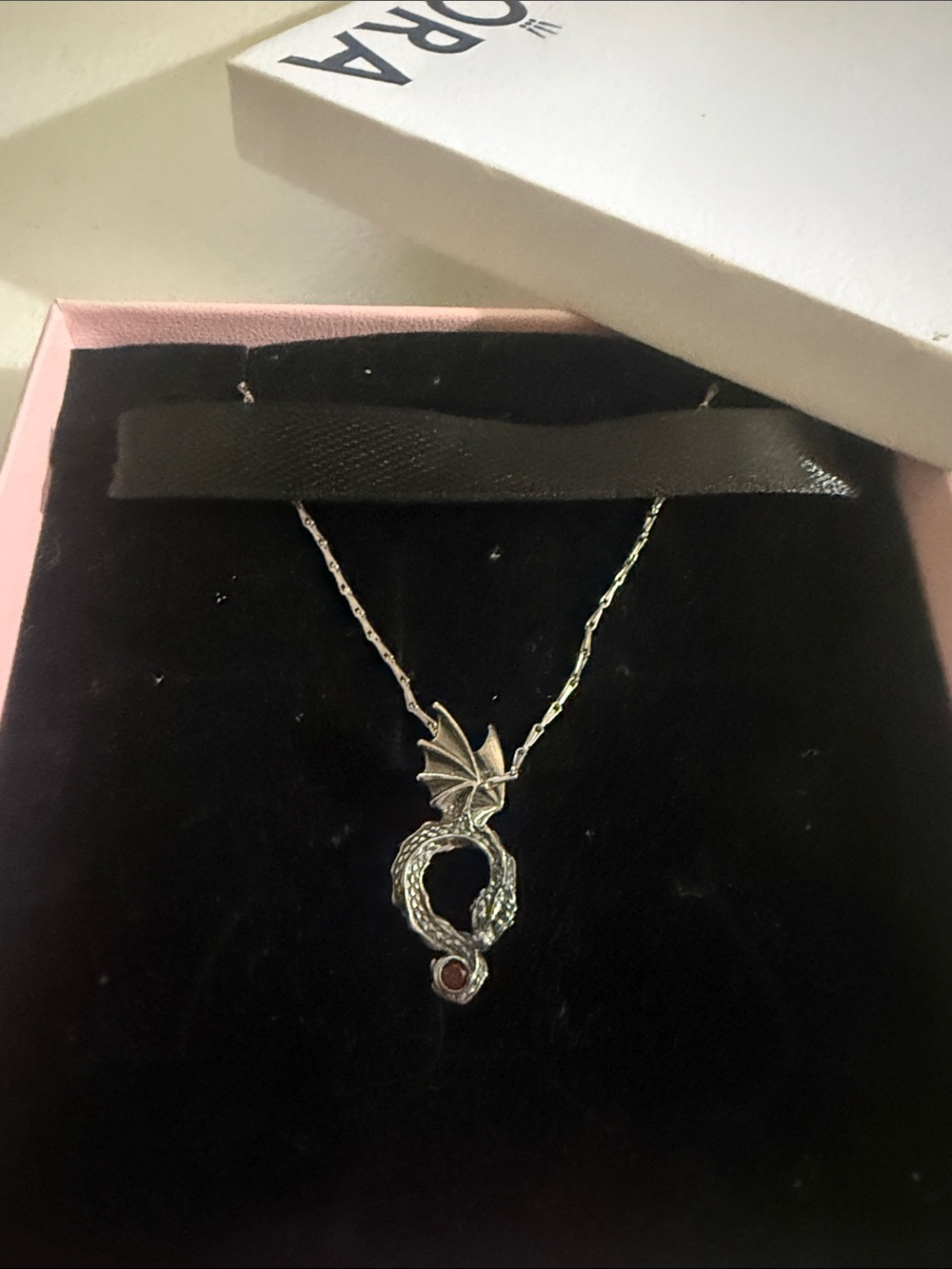 Pandora Game of Thrones Dragon Pendant Necklace